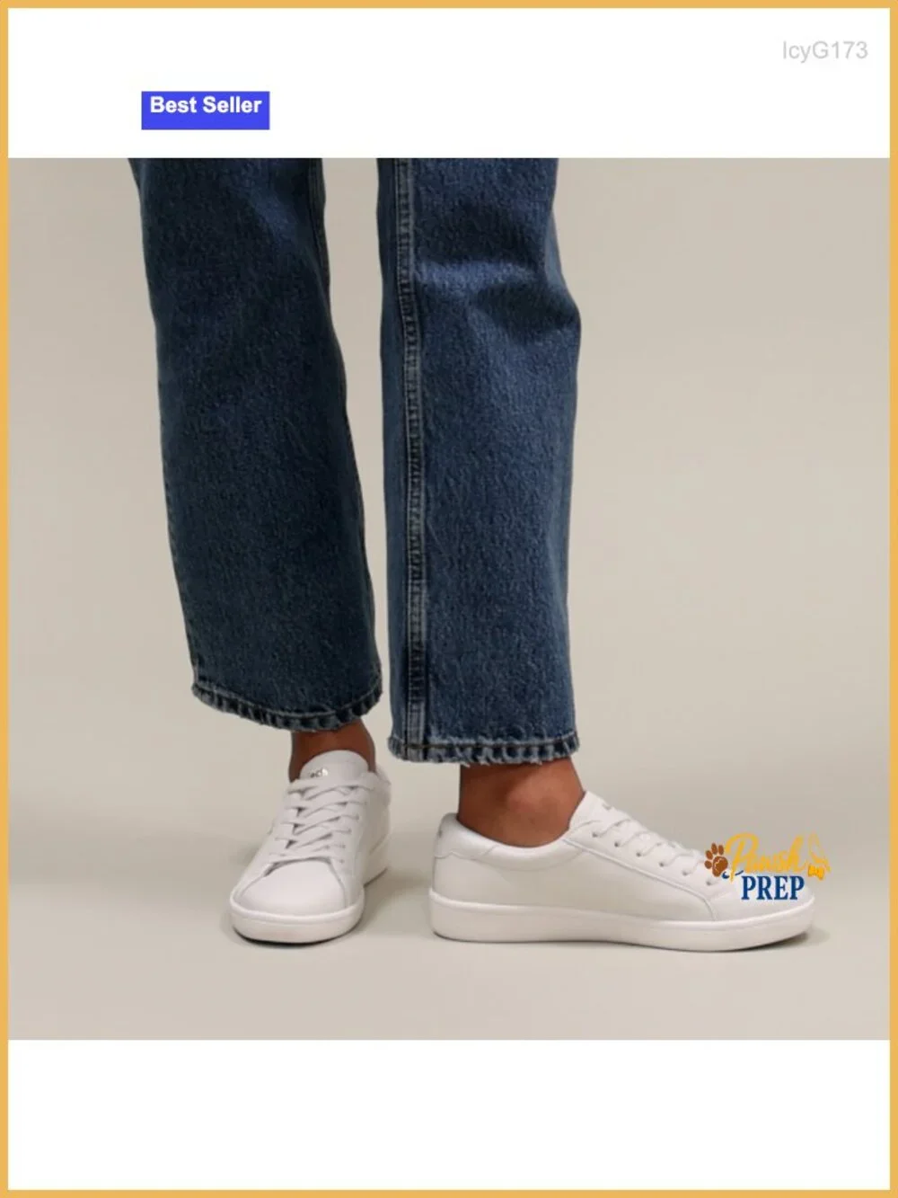 Leather Lace-Up Sneaker with Removable Footbed